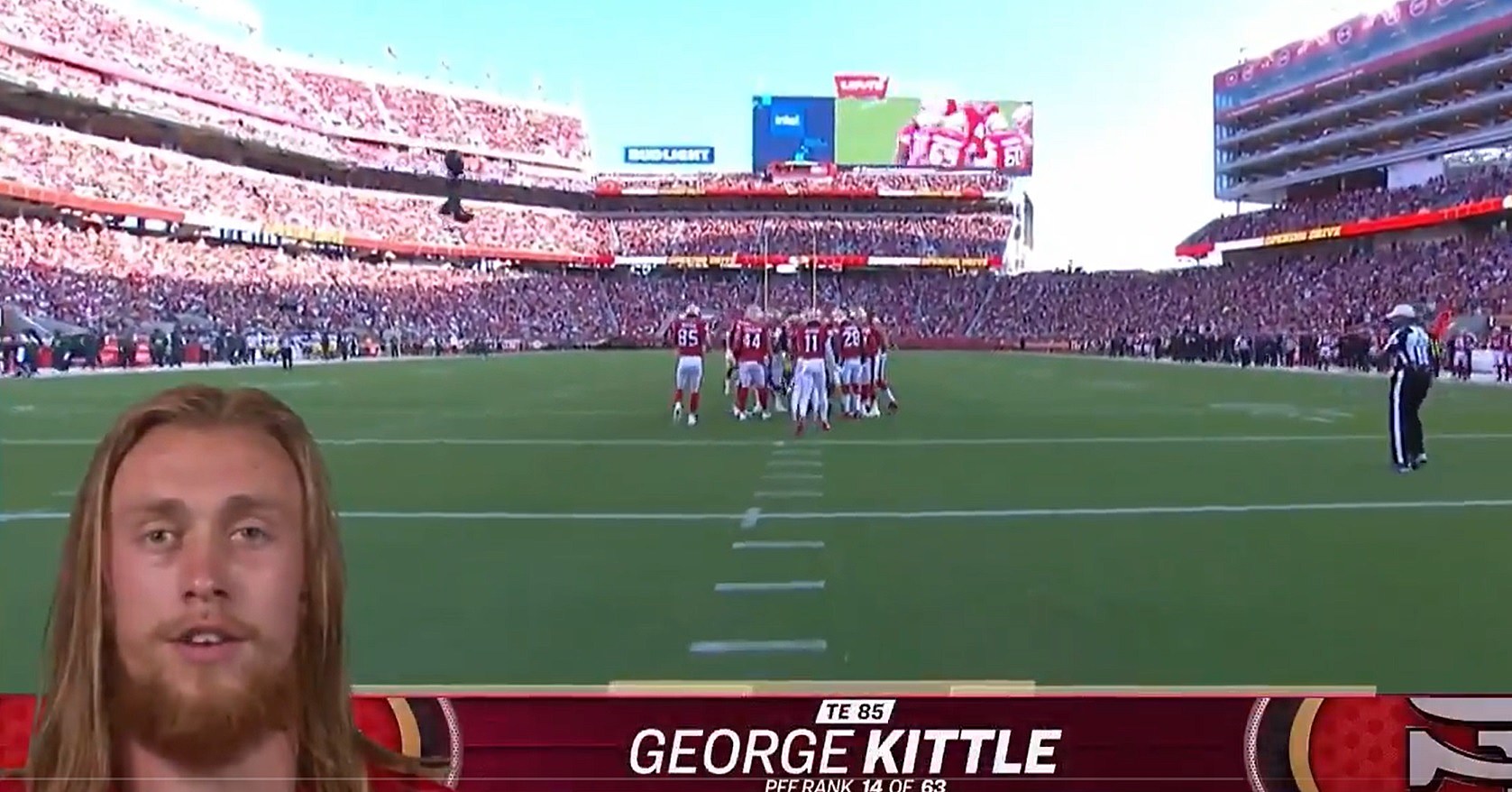 George Kittle's 100-year-old grandma steals show at 49ers-Cardinals