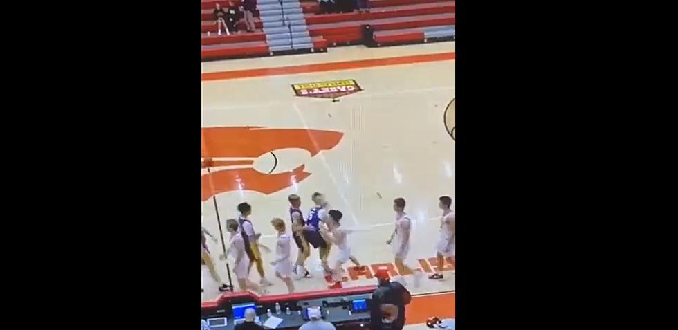 Iowa High School Boys Basketball Game Ends in Fistfight (VIDEO)