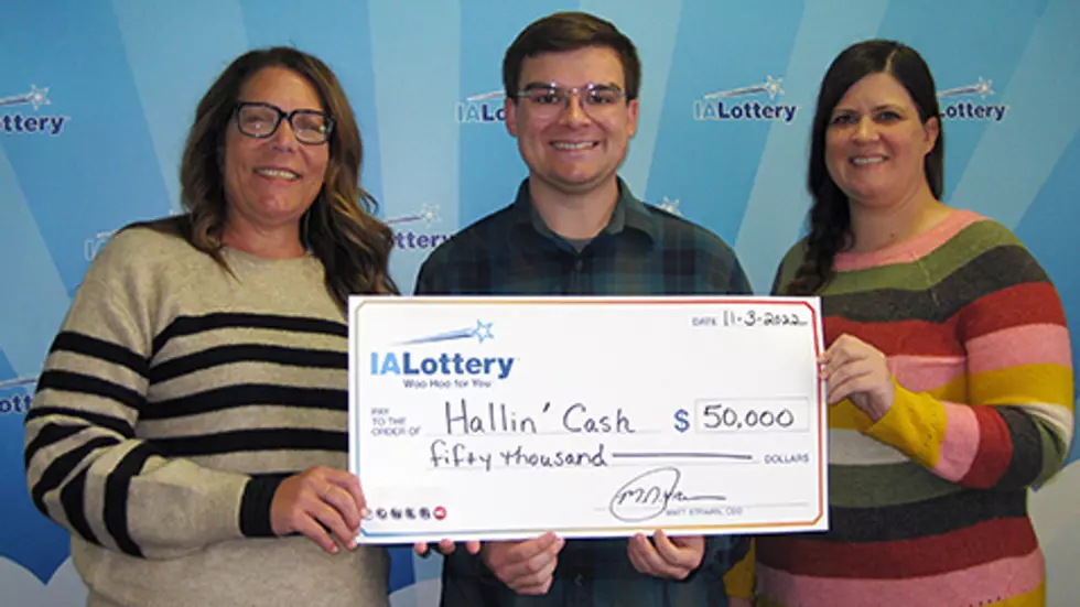 Group of 21 Iowa Co-Workers Split $50K Lotto Win