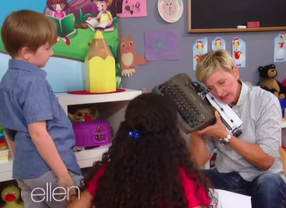 [Video] Ellen Introduces Old Technology To The New Generation