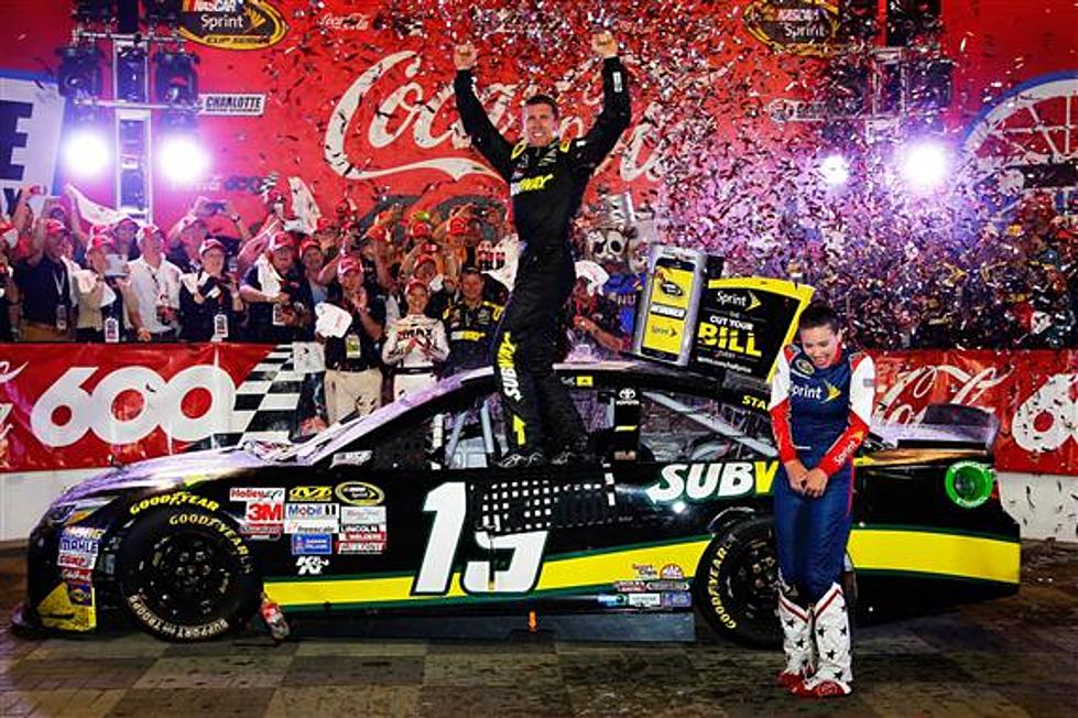 Fuel Strategy Gives Edwards First Win at Charlotte [VIDEO]
