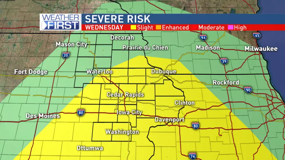 The Cedar Valley Could Be In For Some Strong Storms Today