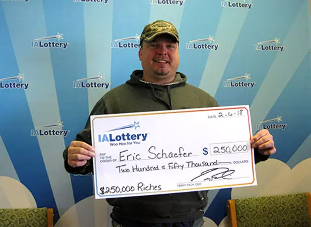 Washburn Resident Wins $250,000 From Iowa Lottery