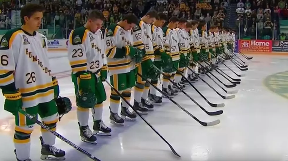 5 Months After a Tragic Bus Crash the Broncos Take the Ice [Watch]
