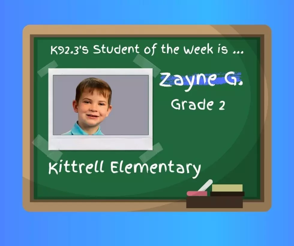 K92.3&#8217;s Student Of The Week Spotlight:  Zayne G.