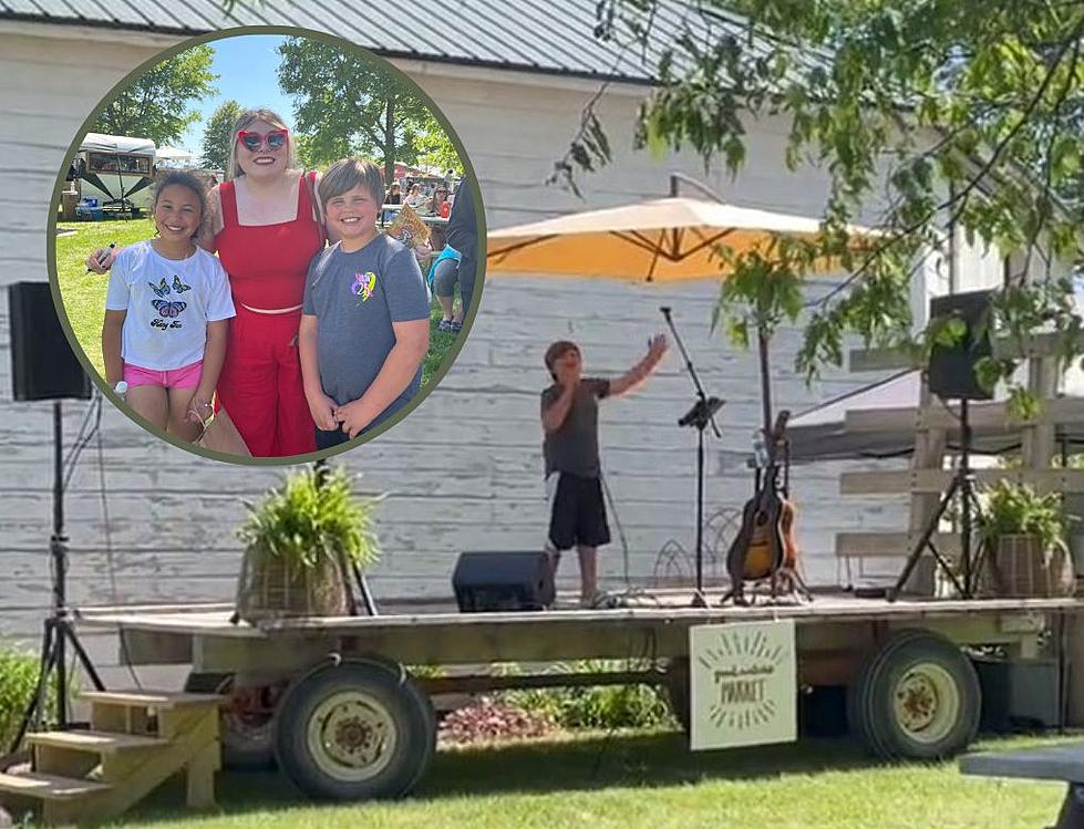 WATCH: Adorable Iowa Boy Stuns Crowd At Local Market