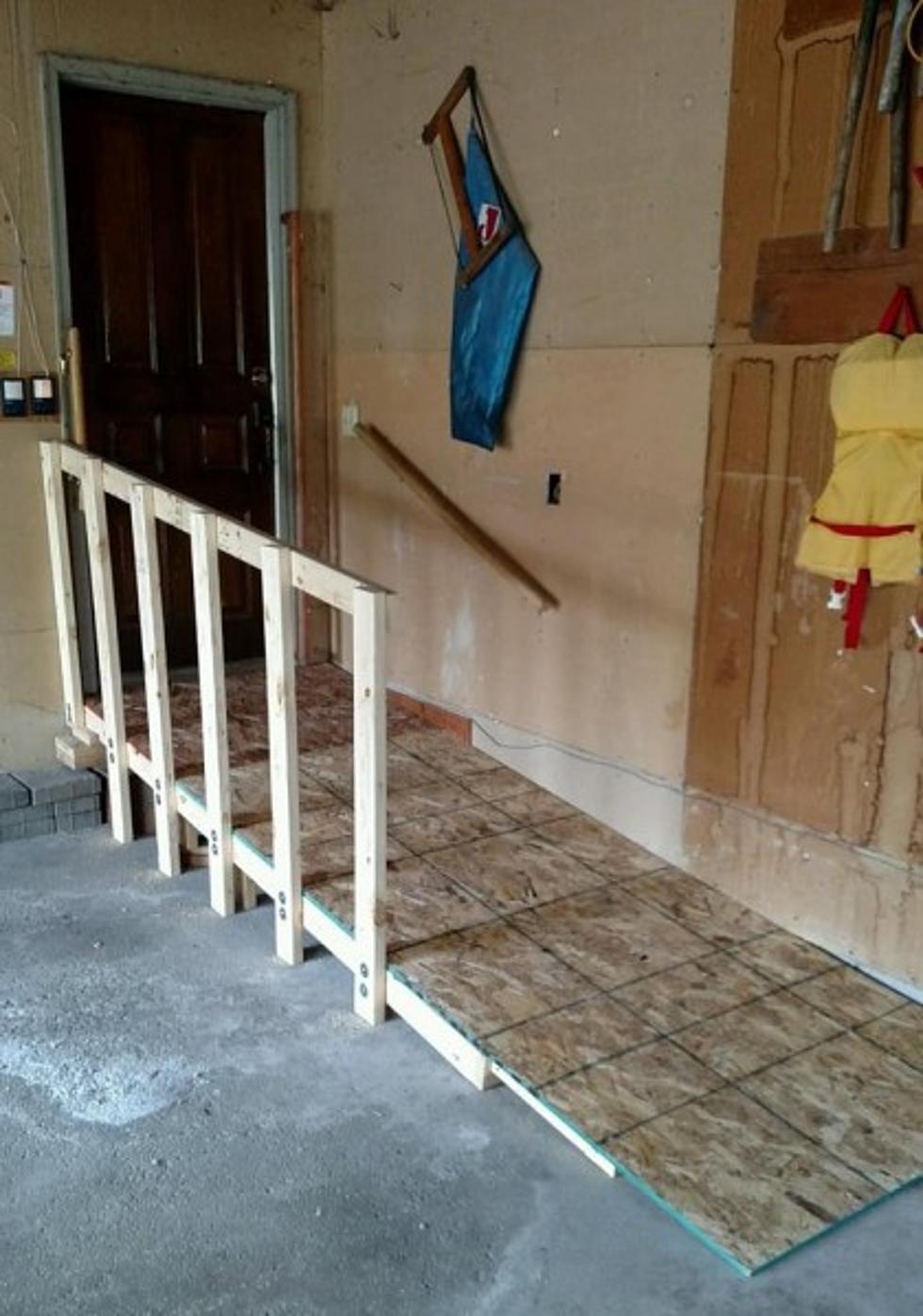 Lakeville Police Officer Builds Ramp for Couple