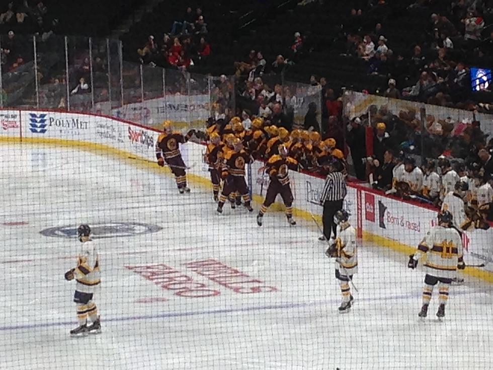 Upsets Rule on Opening Day of State Boys Hockey Tournament