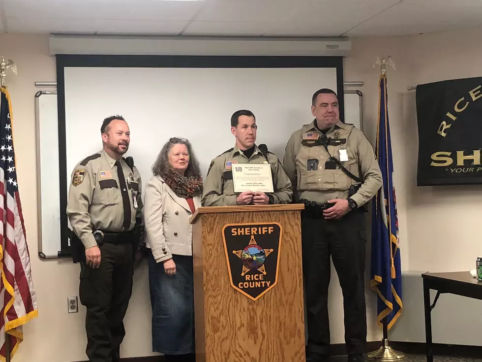 Rice County Deputy Honored for Toward Zero Deaths Work
