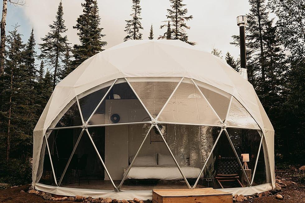 Experience A Weekend In A Glorified, Romantic Tent Dome in MN