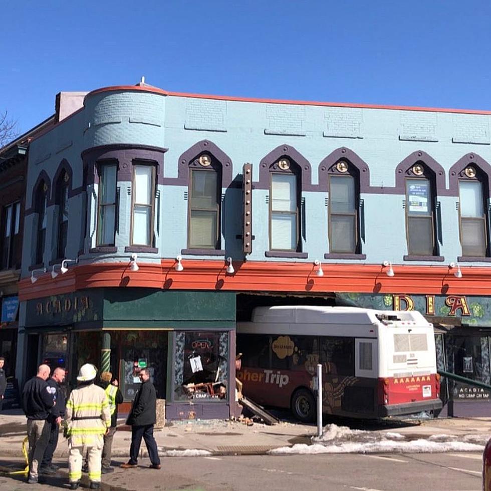 Campus Bus Tragically Drives Through Side of Minneapolis Restaurant [WATCH]