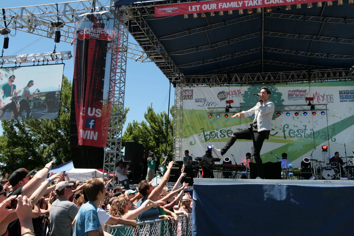 Andy Grammer Performs on the Main Stage at Boise Music Festival Boise