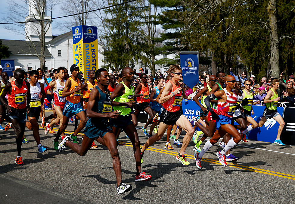 Boston Marathon underway