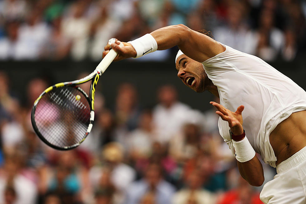 Nadal Battles Back On Rainy Day At Wimbledon