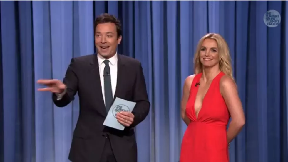 Jimmy Fallon Signs Britney Spears Up For Tinder [VIDEO]