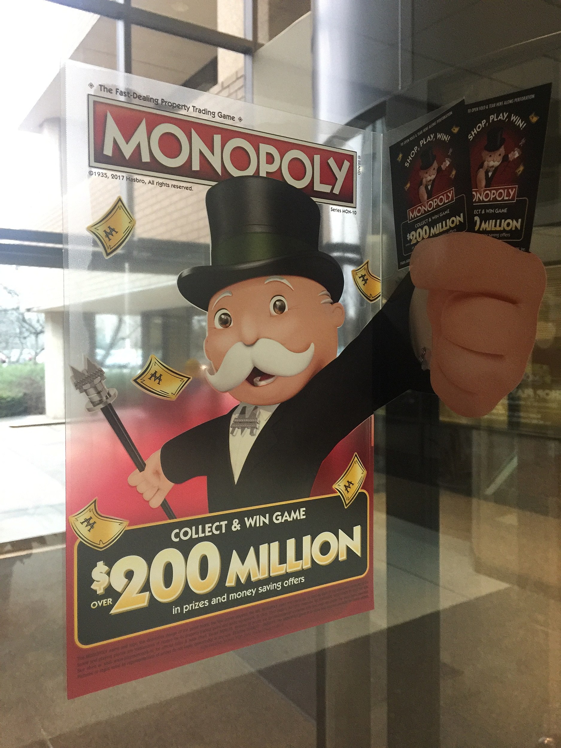 trade albertsons monopoly game pieces
