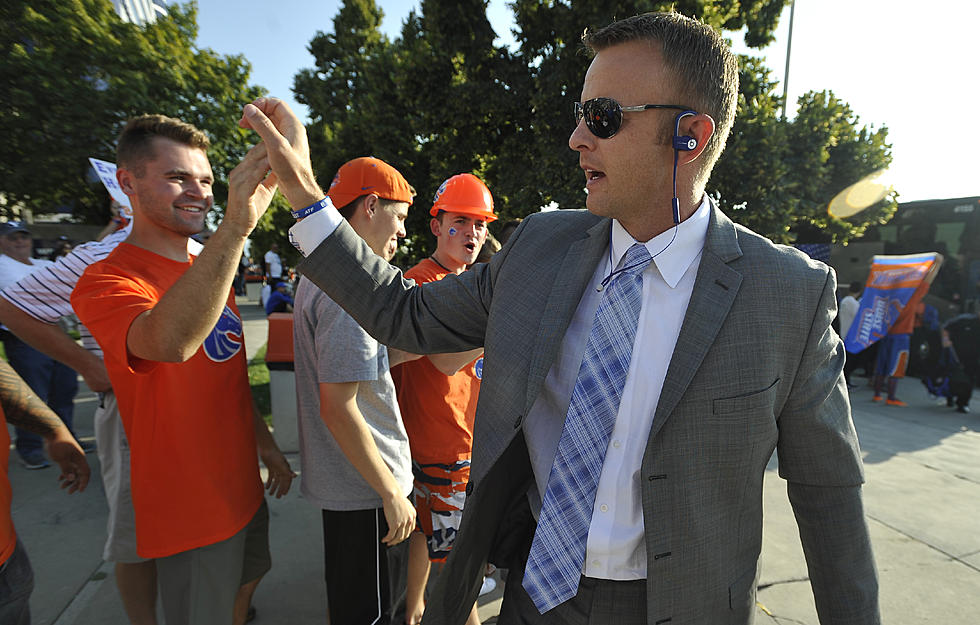 Photos Capture Boise’s Bryan Harsin on Fresno State Campus