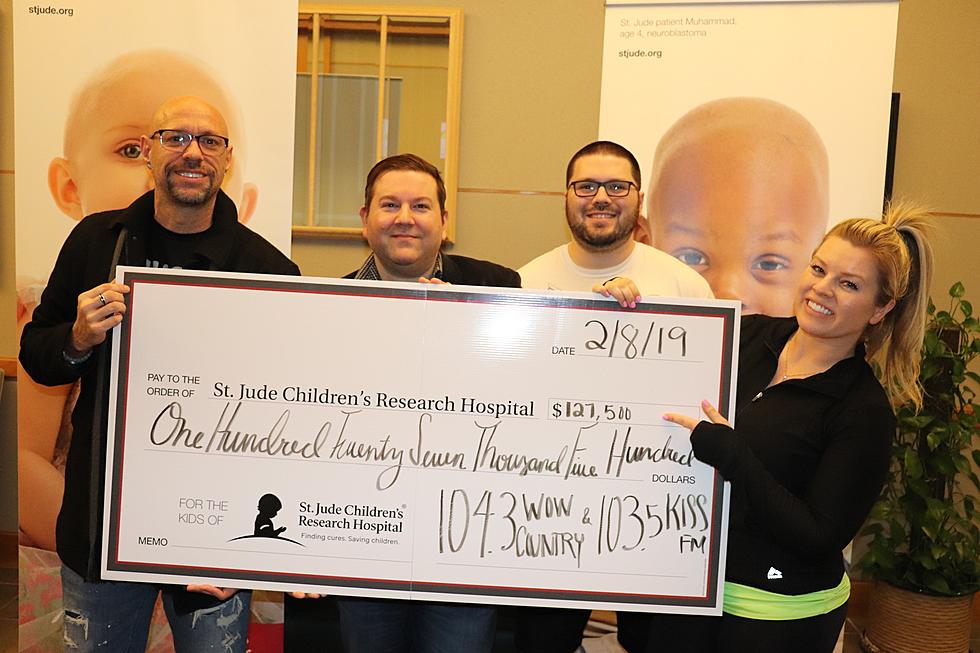 103.5 KISS-FM Helps Raise All-Time $ Record for Children's Cancer
