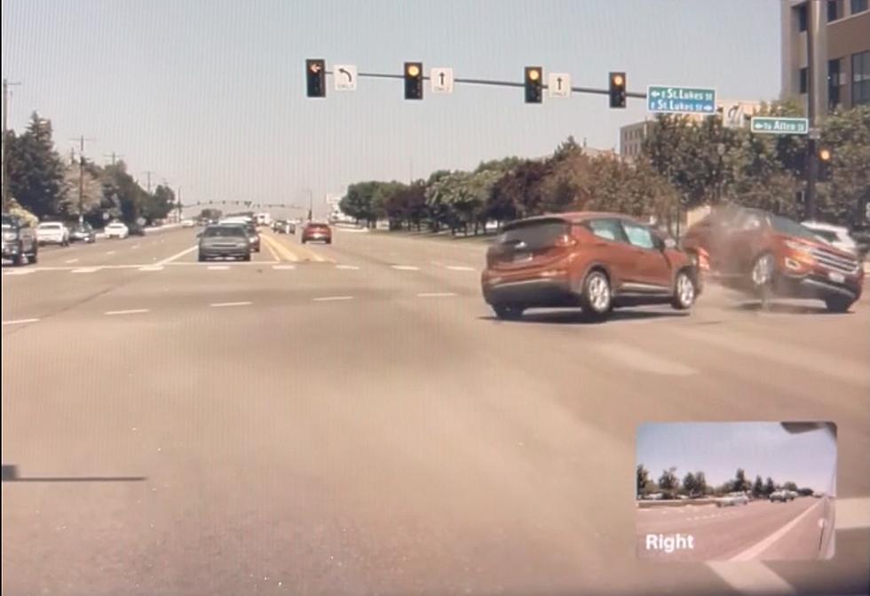 Terrifying Dash Cam Footage Captures Boise Traffic Collision [Video]