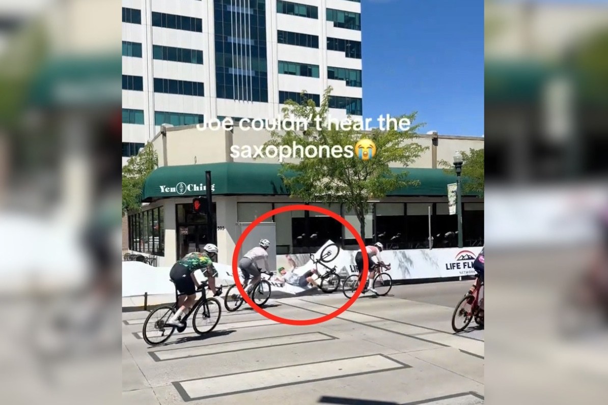 This Awkward Idaho Bike Crash is Making The Rounds on TikTok
