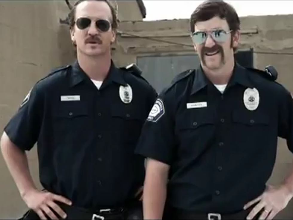 Peyton and Eli Manning Star in ‘Football Cops’ [VIDEO]