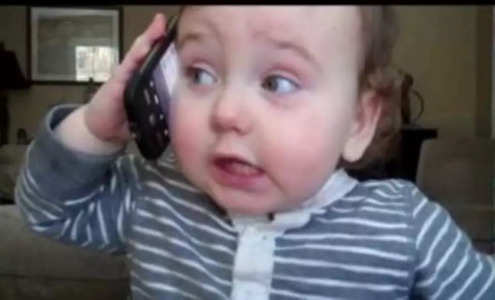 Baby Talking On The Phone [VIDEO]