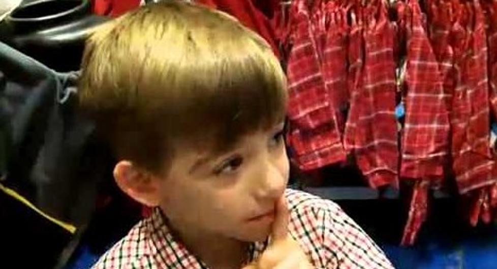 Little Boy Doesn’t Want To Tell Santa What He Did [VIDEO]