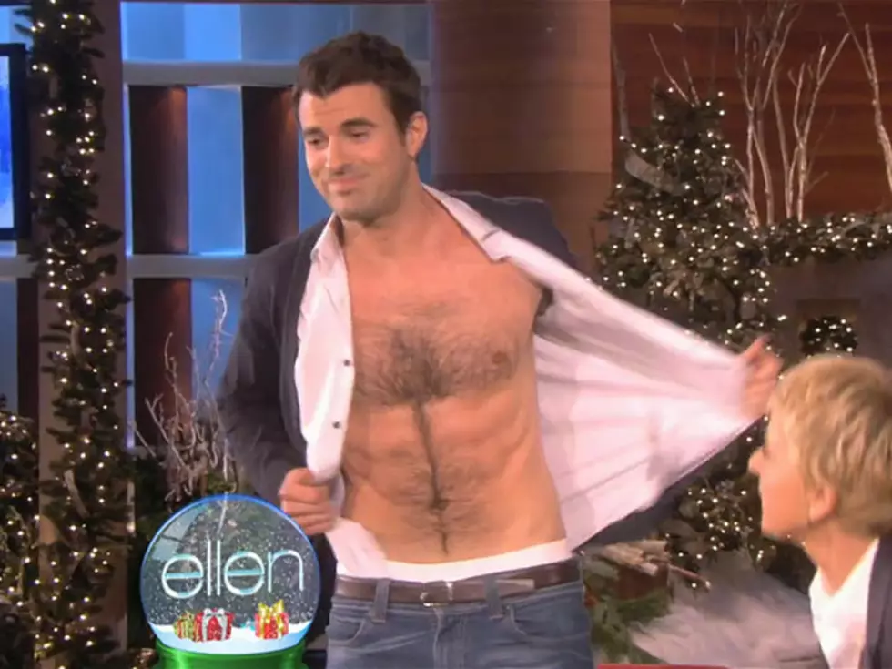 ‘X Factor’s’ Steve Jones Goes Shirtless on ‘Ellen’ – Hunk of the Day [PICTURES, VIDEO]