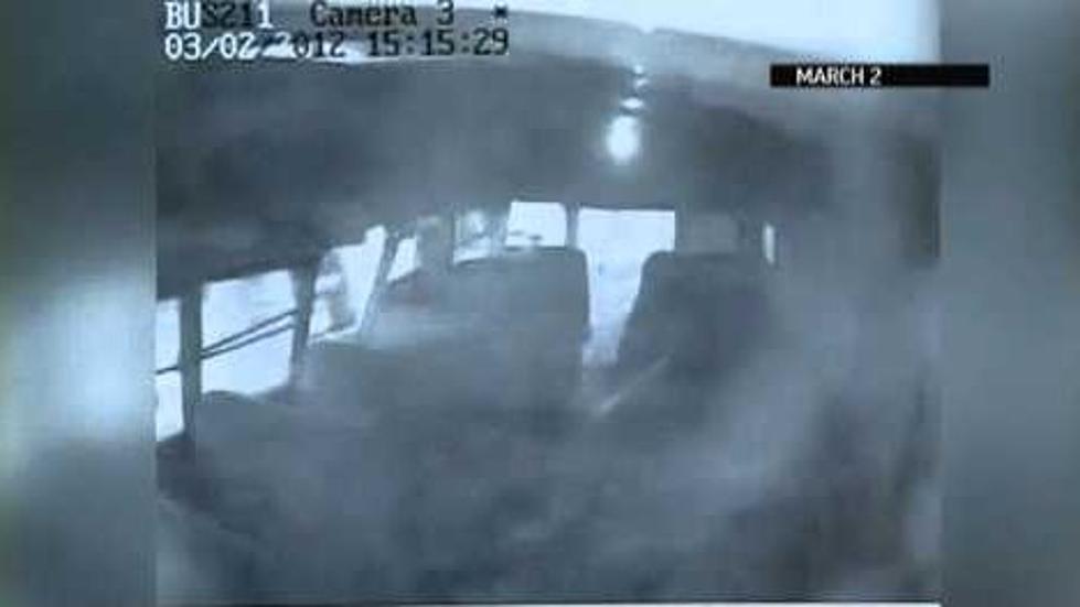 Surveillance Video From School Bus In Henryville Tornado [VIDEO]