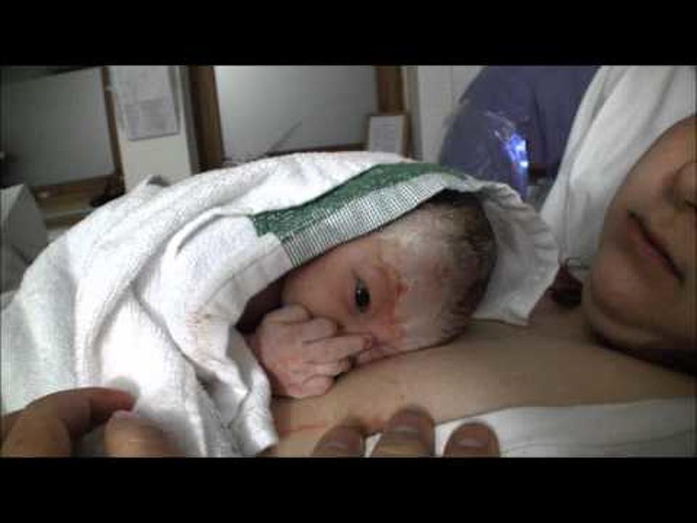 Newborn Flips Dad Off [VIDEO]