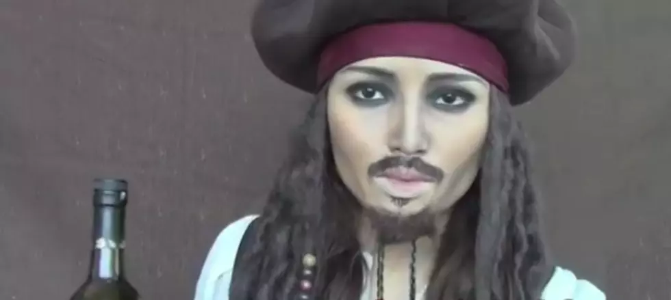 Girl Transforms Herself into Johnny Depp&#8230;With Make Up