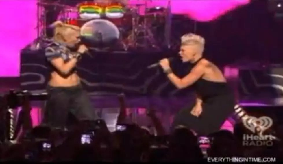 Pink Joins No Doubt For ‘Just A Girl’ at iHeart Radio Festival [VIDEO]