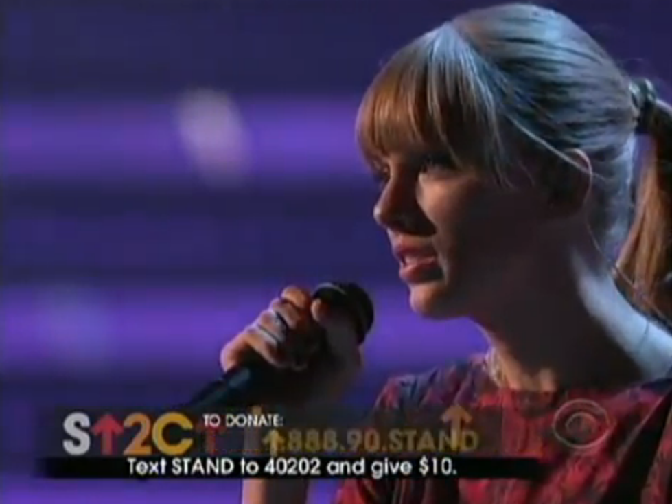 Taylor Swify Performs New Song to Benefit Childhood Cancer