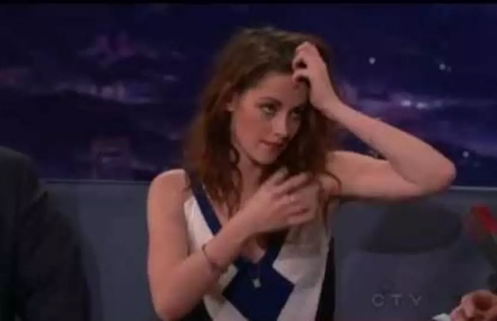 Kristen Stewart Makes an Embarassing Slip-up on Conan [VIDEO]