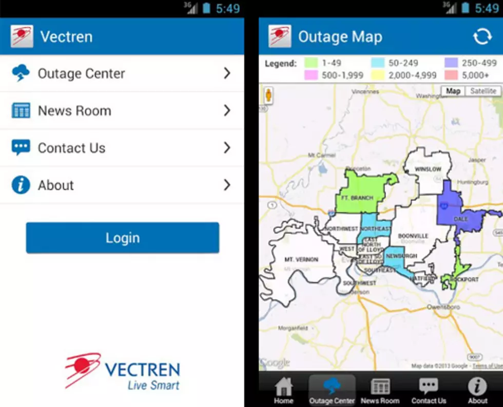 New Vectren App Allows Customers to Report Outages on Their Mobile Device