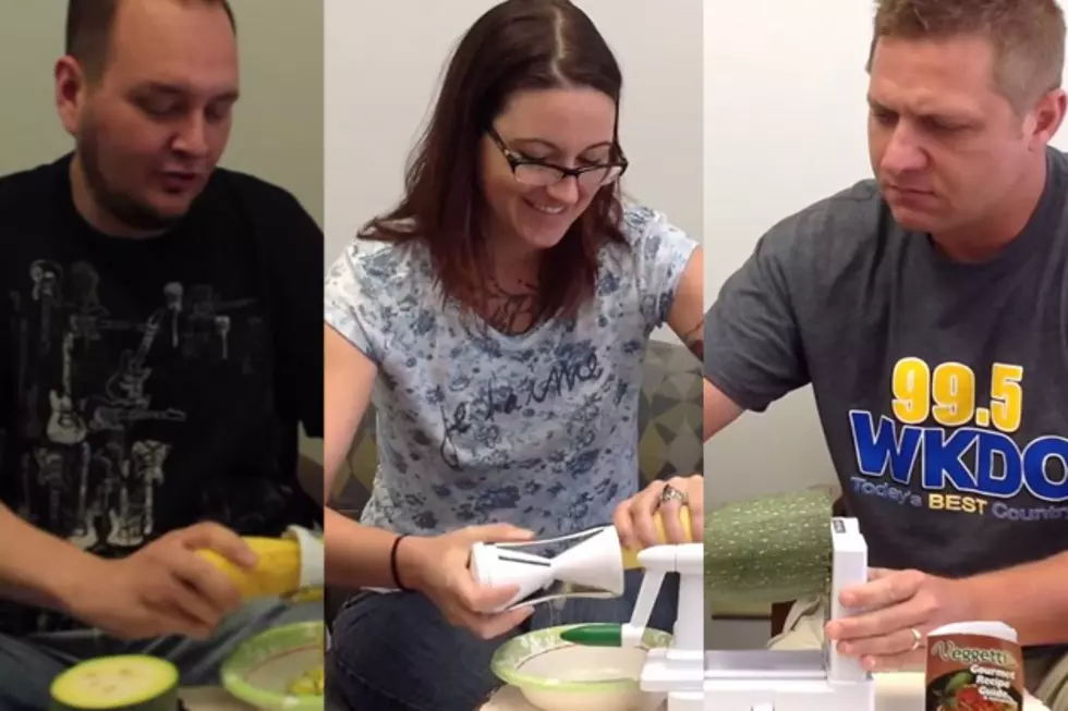 See the KISS Staff Try Making Veggie Pasta with the Veggetti [VIDEO]