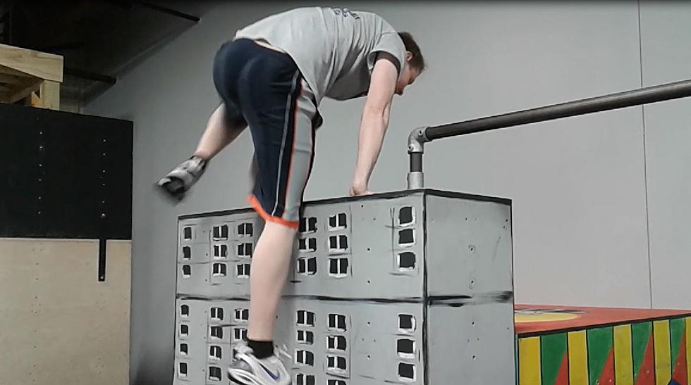 Ryan and Gavin Try Parkour at Hardkour Ninja Unlimited in Evansville [VIDEO]