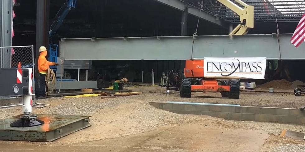 Final Structural Beam Placed at Tropicana Casino in Evansville [VIDEO]