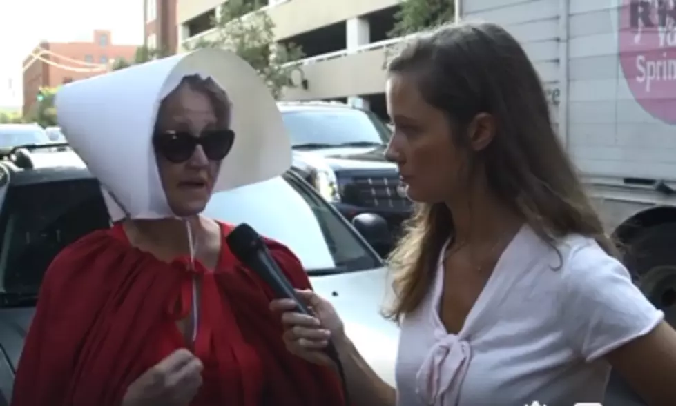&#8216;Handmaid&#8217;s Tale&#8217; Trump Protester Interviewed by The Young Turks Facebook Page