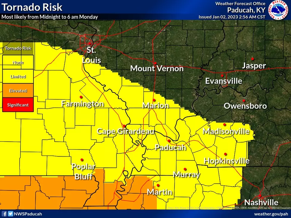 NWS Warns Strong Storms &#038; Tornadoes Possible Overnight Jan 2-3, 2023