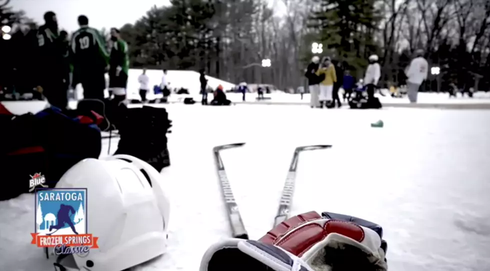 Saratoga Pond Hockey Tournament Video