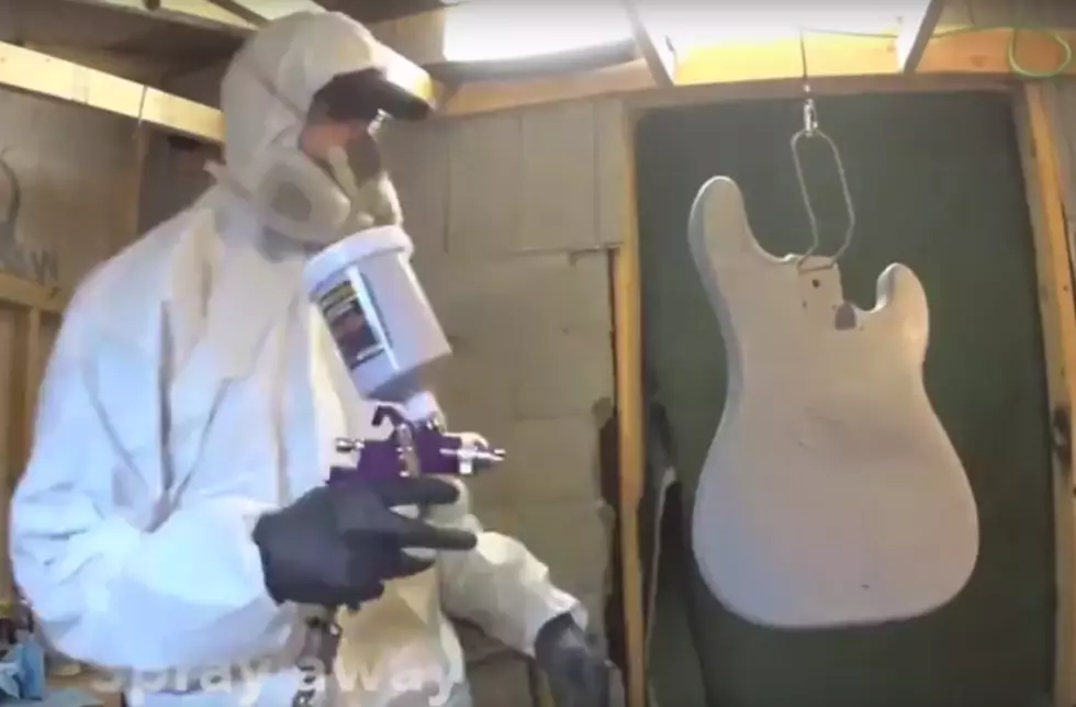 Watch My Attempt At Repainting A Bass Guitar [Video]