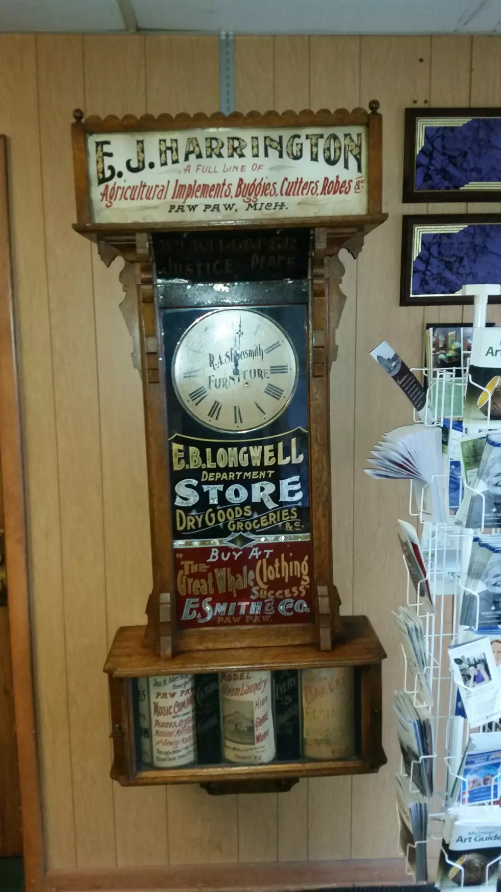 Do You Know The History Of This Clock In The Paw Paw Village Hall