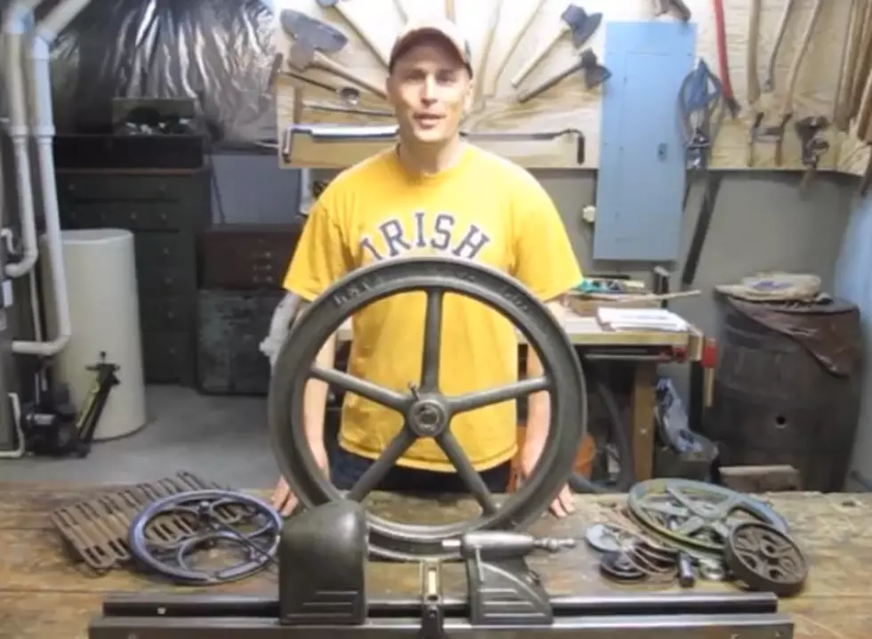 See How This Amazing Foot Powered Lathe Was Made From Scratch [Video]