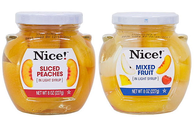 Jars of Nice! Peaches and Mixed Fruit Recalled Due to Possible Glass Contamination