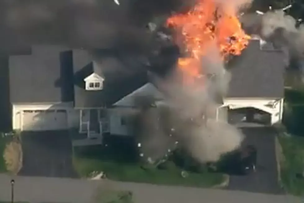 House Explodes Live on TV