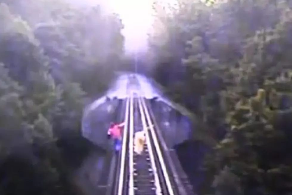 Trespassing Women Run Over by Train Dodge Death and Injury [VIDEO]