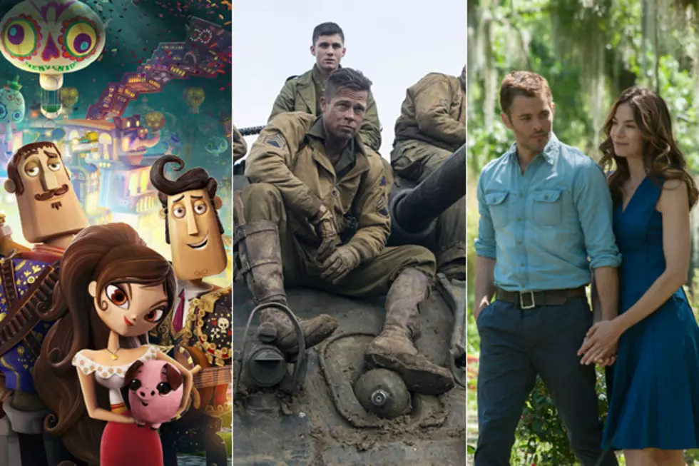 New Movies This Week: &#8216;Fury,&#8217; &#8216;The Book of Life,&#8217; &#8216;The Best of Me&#8217;