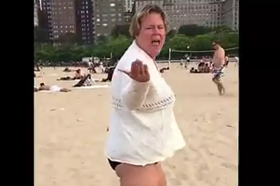 Splashed Beachgoer Goes on Disturbing Racist Rant [NSFW VIDEO]