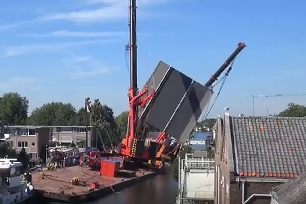 Watch Horrifying Footage of 2 Cranes Collapsing in Dutch Town